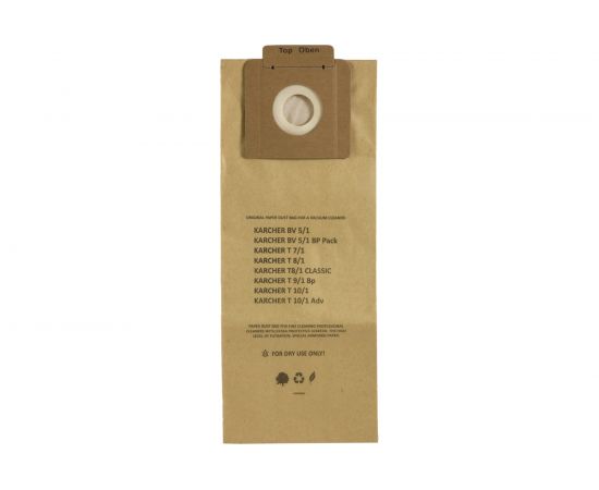 Мешок-пылесборник бумажный для KARCHER (10 л; 5 шт.) AIR Paper PK-210 – изображение 2