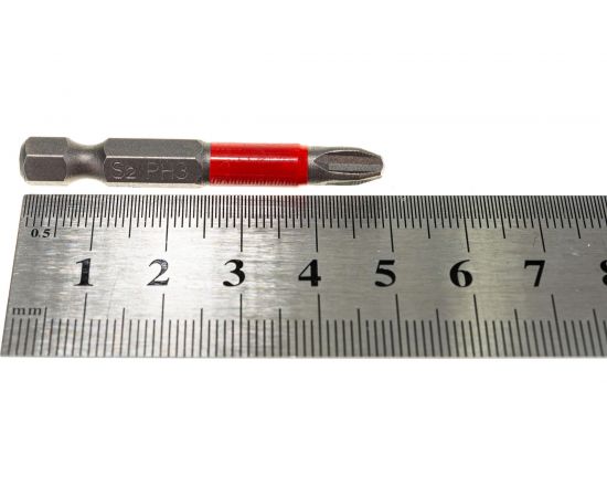 Биты (2 шт; 50 мм; PH3; сталь S2) БОЕКОМПЛЕКТ BPH3-50-2 – изображение 2