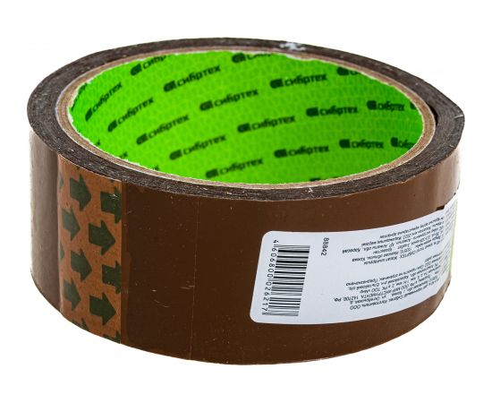 Клейкая лента СИБРТЕХ 36ммх40м цвет коричневый 88842 – изображение 2