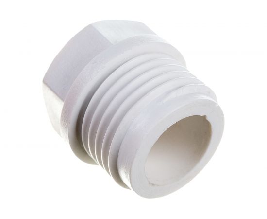 Заглушка Blue Ocean полипропиленовая, резьбовая НР - 1/2 PPRF/SCAPM(W) - 1/2"" – изображение 2