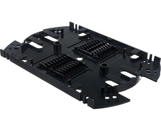 Оптическая сплайс-кассета Hyperline, FO-SPL01-HLD-BK, для боксов FO-19R, аналог КУ-01 с двумя ложементами 254996 – изображение 2