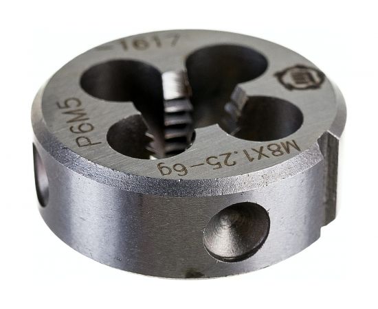 Плашка М 8 х1.25 Р6М5 6g ТМ Туламаш 137166 – изображение 2