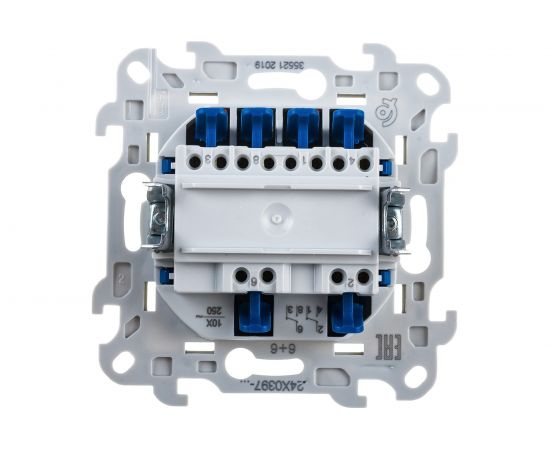 Двухклавишный переключатель Simon графит 2410397-038 – изображение 2