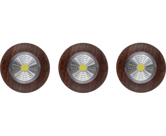 Светодиодный фонарь-подсветка REV, самоклеящийся, Pushlight, 3Pack, дерево 29102 2 – изображение 3