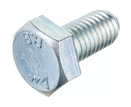Болт Стройметиз М10х20 DIN 933, класс прочности 8.8, цинк уп. 3 шт 3022011 – изображение 3