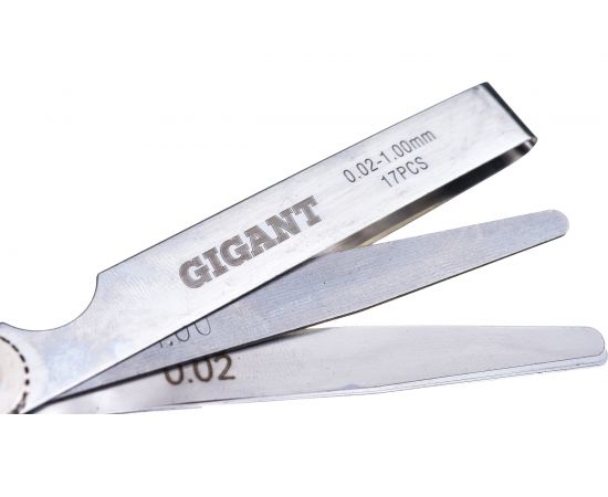 Набор измерительных щупов Gigant 17 шт., 0,02-1,00 мм GGS-17 – изображение 3