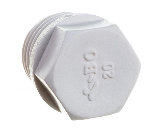 Заглушка Blue Ocean полипропиленовая, резьбовая НР - 1/2 PPRF/SCAPM(W) - 1/2"" – изображение 3