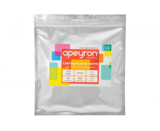 Светодиодная лента Apeyron 12В, 7,2 Вт/м 41 – изображение 3