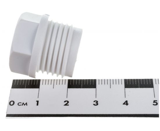 Заглушка Blue Ocean полипропиленовая, резьбовая НР - 1/2 PPRF/SCAPM(W) - 1/2"" – изображение 4