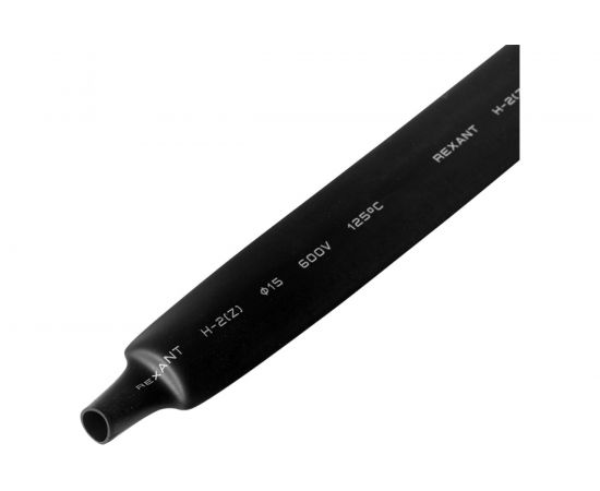Термоусадка REXANT 15.0/7.5 мм, 1м, черная, 50 шт 21-5006 – изображение 4