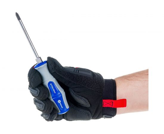 Отвертка ударная Ultra Grip PH-2x100 мм S2 КОБАЛЬТ 646-591 – изображение 6