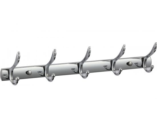 Планка с 5 крючками Savol хром S-06205B 23189 