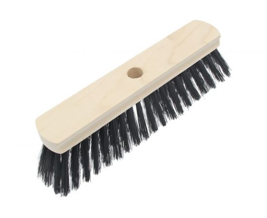 Тротуарная щетка РемоКолор на деревянной колодке 5-ти рядная, без черенка, без резьбы 275x45 мм 60-0-030 