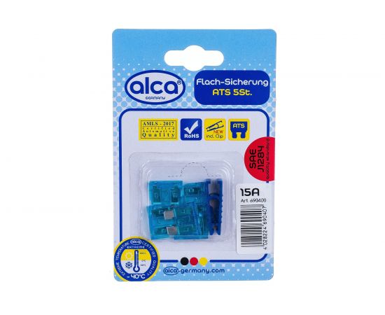 Флажковый предохранитель Alca 15 А, 5 шт. 690400 
