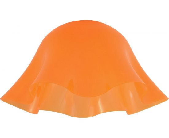 Пластиковый плафон Apeyron оранжевый, под патрон Е27, O280х140мм / 16-37 
