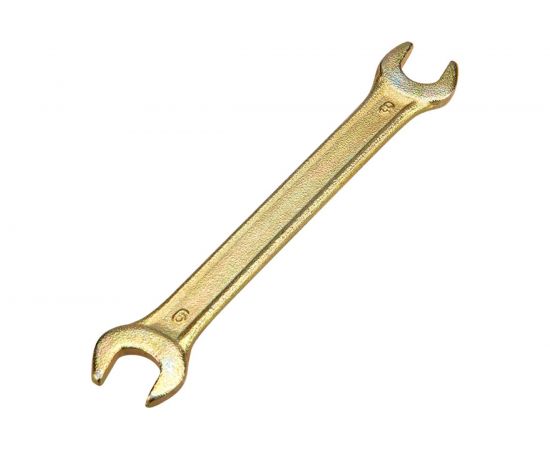 Гаечный рожковый ключ желтый цинк REXANT 8х9 мм 12-5822-2 