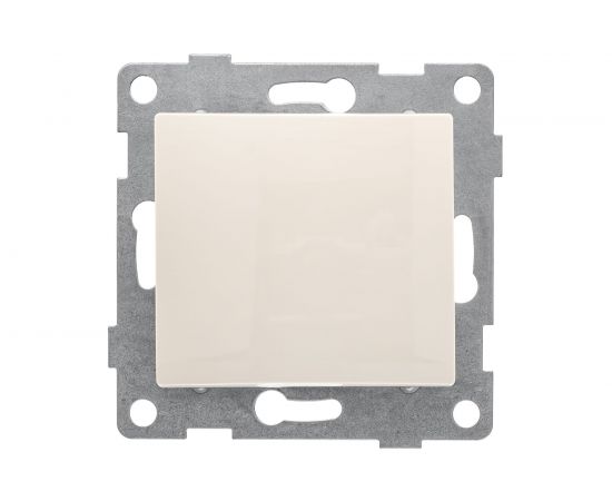 Механизм перекрестного выключателя GUSI ELECTRIC Bravo 1 клавиша, СУ, 10А, 250В, бежевый С10В7-003 