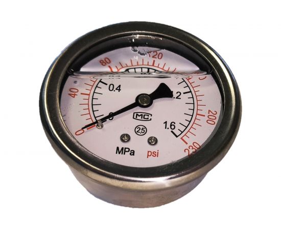 Манометр G 1/4 (0-16 бар) глицериновый ЭнергоРесурс 9918003 