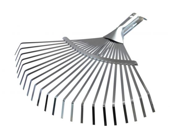 Веерные усиленные металлические грабли DON GAZON 22 плоских зуба, 390 мм 220500 