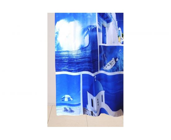 Штора для ванной Delphinium WS-817 Санторини, 180х180 104136 