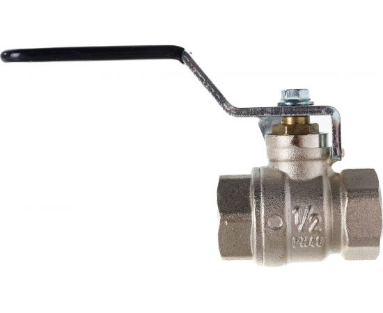 Кран шаровой полнопроходной (1/2""; мама-мама) для трубопровода Зубр 4-51320-C-1/2 