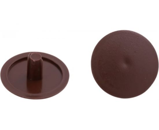 Заглушка на шуруп-стяжку ЕВРОПАРТНЕР 5 мм коричневая 40 шт. 16 1855 4 