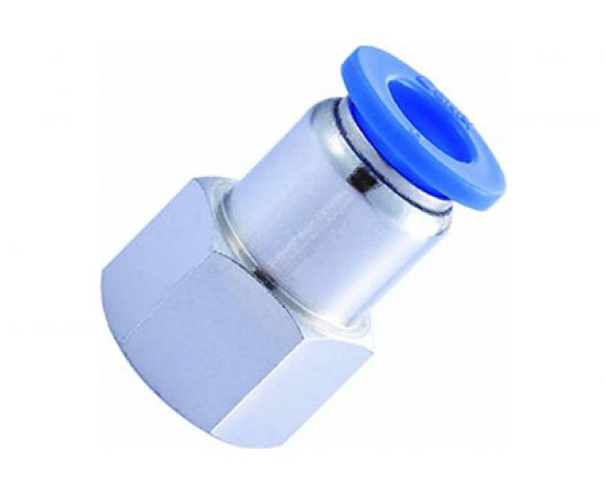 Фитинг металлический 8 мм - внутренняя резьба 1/4" Pegas pneumatic 5204 