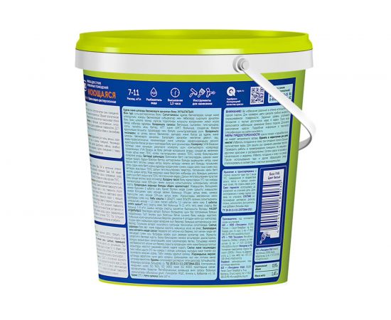 Моющаяся в/д краска Текс универсал 1,5 кг 52476 – изображение 2