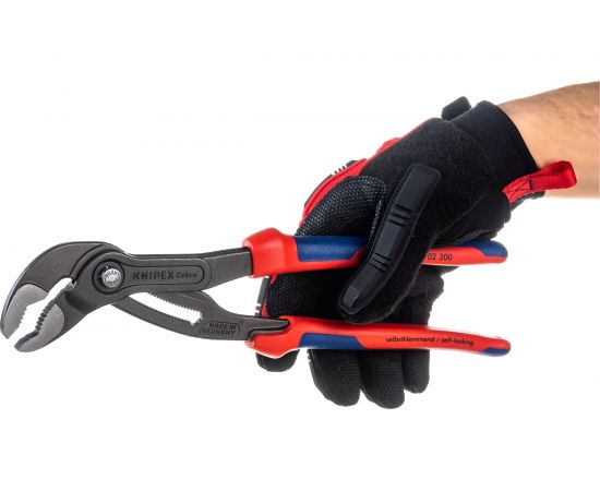 Переставные клещи Knipex Cobra, 70 мм (2 3/4""), 300 мм, серые, 2К ручки, KN-8702300SB – изображение 2