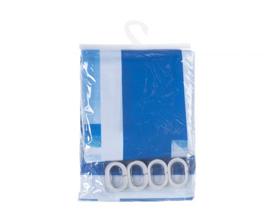 Штора для ванной Delphinium WS-817 Санторини, 180х180 104136 – изображение 2