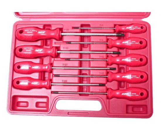 Набор отверток TORX T8Нх100мм-Т40Hх150мм 9шт JTC-3925 – изображение 2