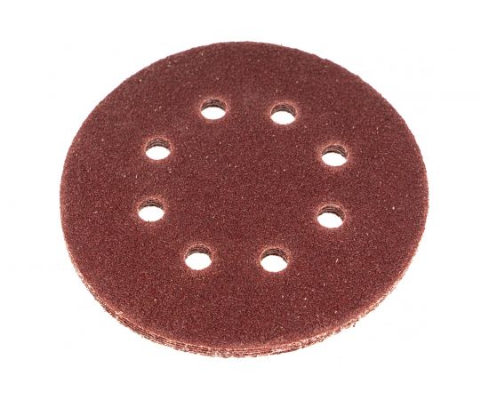 Круг шлифовальный (5 шт; 125 мм; 8 отверстий; P40; липучка) Sturm 9010-1258-040 – изображение 2