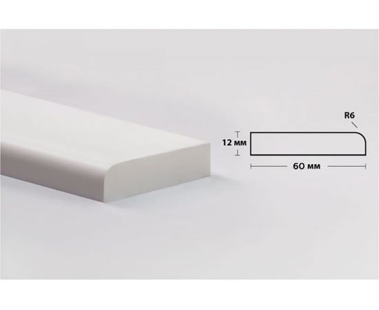 Акриловый бордюр для ванны Волшебная палочка PVSH60 1800х60х12 мм УТ000070163 – изображение 2