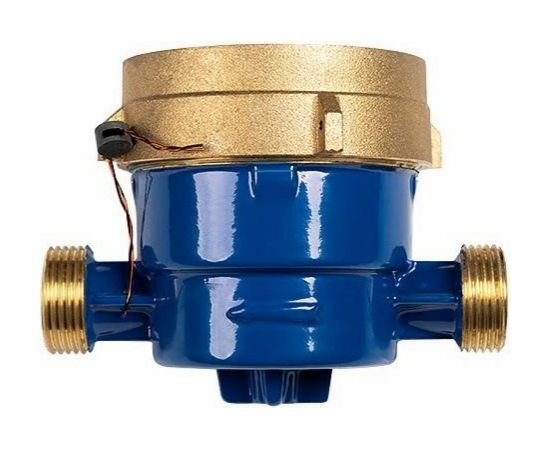 Счетчик воды ЭКО-М ЭКОМЕРА-20М мокроходный, глицерин, L-130 ДУ20М, L130, включает КМЧ Э-20М-130-СК – изображение 2