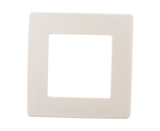 Рамка для розеток и выключателей ЭРА Серия 12 12510102 на 1 пост, Сатин, слоновая кость Б0052500 – изображение 2