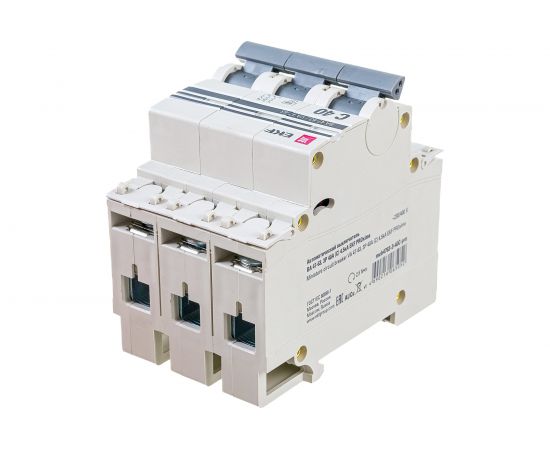 Автоматический трехполюсный выключатель 40А С ВА47-63 4.5кА PROxima 3699787 – изображение 2