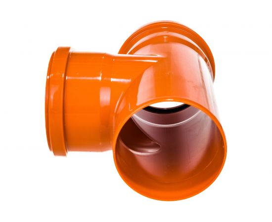 Тройник для наружной канализации RTP D 110х110 мм, 87 град 36511 – изображение 3