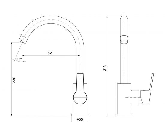 Смеситель для кухни Milardo Meal M01SBJ0M05 – изображение 3