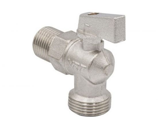 Кран угловой шаровой VRT 1/2 - 3/4 нар/нар., рукоятка сверху 530739 – изображение 3