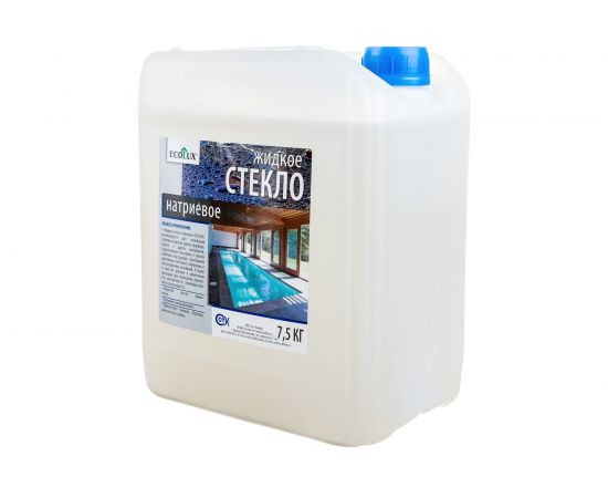Жидкое натриевое стекло ECOLUX 7.5 кг 4607133682057 – изображение 4