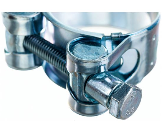 Металлические хомуты СИБРТЕХ, силовые, 32-35мм, ширина 20мм, шарнирный, W1, 2шт 47519 – изображение 4