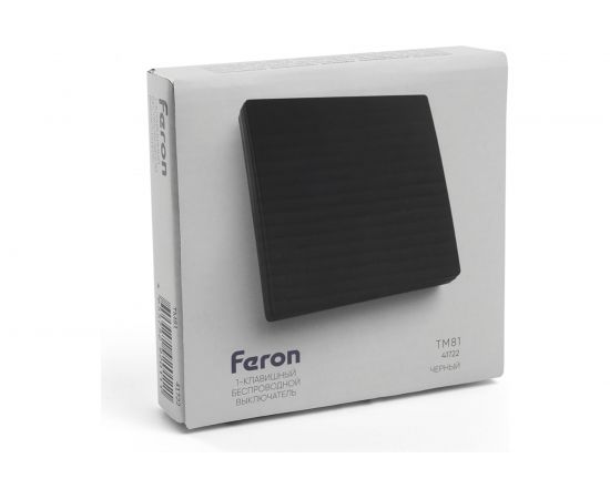 Одноклавишный беспроводной выключатель FERON TM81 SMART, 230V, 500W, черный 41722 – изображение 5