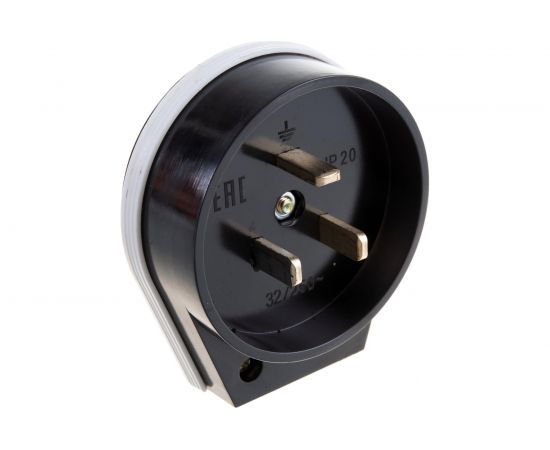 Печной разъем IN HOME РШ/ВШ, карболитовый, 32А, 250В, черный 9114 4690612010199 – изображение 5