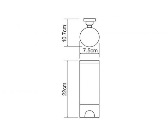 Диспенсер для ватных дисков WasserKRAFT K-1079 – изображение 5