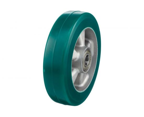 Колесо большегрузное под ось (160 мм; 600 кг, полиуретан TR-ROLL/алюминий) Tellure Rota 622104 – изображение 6