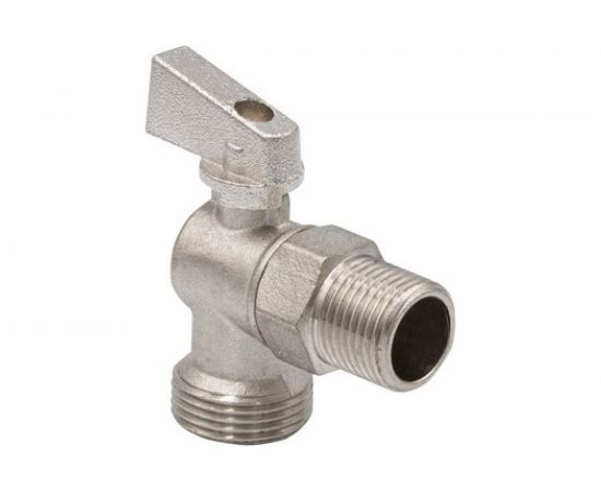 Кран угловой шаровой VRT 1/2 - 3/4 нар/нар., рукоятка сверху 530739 – изображение 7