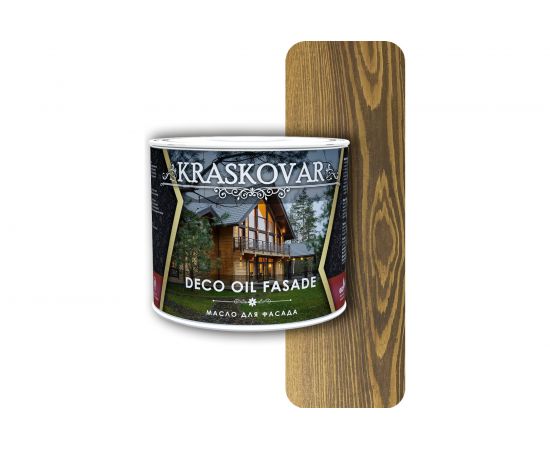 Масло для фасада Kraskovar Deco Oil Fasade Орех 2,2 л 1158 