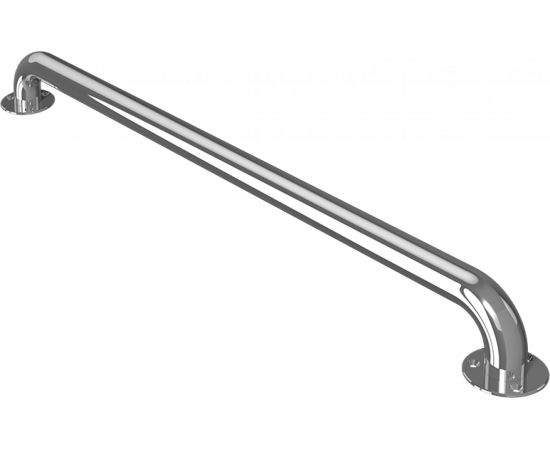 Опорный поручень PALITRA TECHNOLOGY прямой, пристенный, тип 3, нержавеющая сталь, D-38 мм 80010-2-N 