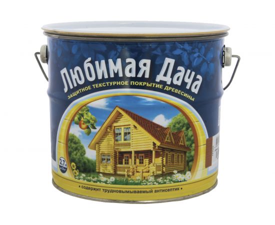 Защитно-декоративное покрытие для древесины Любимая Дача Рябина 2.7 л 4 35276 