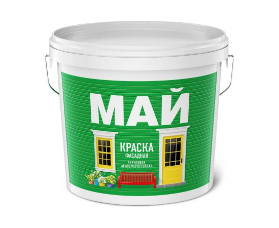 Краска фасадная МАЙ 13кг О01907 